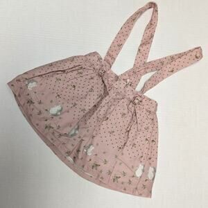 Dr Kid Pink Hedgehog Suspenders Skirt 3T 36m